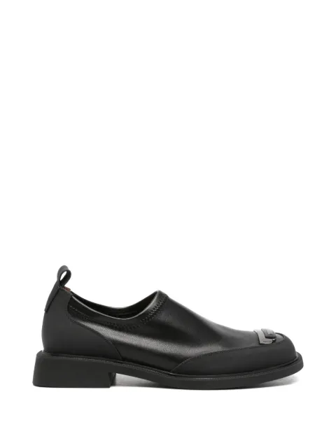 LINDA BAUMANN square-toe loafers Black 659326100BLK