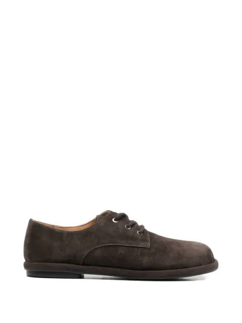 LINDA BAUMANN suede lace-up fastening derby shoes Brown 658526163BRW