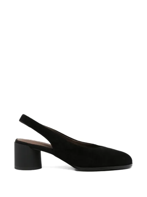 LINDA BAUMANN slingback suede mules Black 658526105BLK