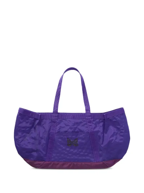 Needles butterfly-print shouder bag Purple SX066