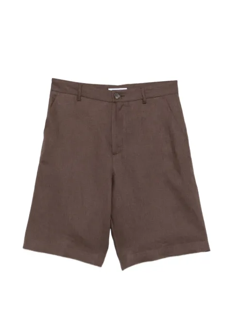 Manuel Ritz linen bermuda shorts Brown 4036BD30263144