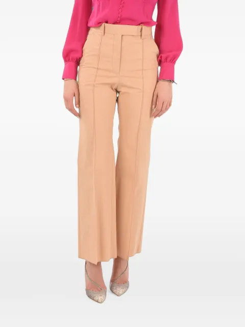 SUPER BLOND pleated straight-leg trousers Pink ENCAPANTS4
