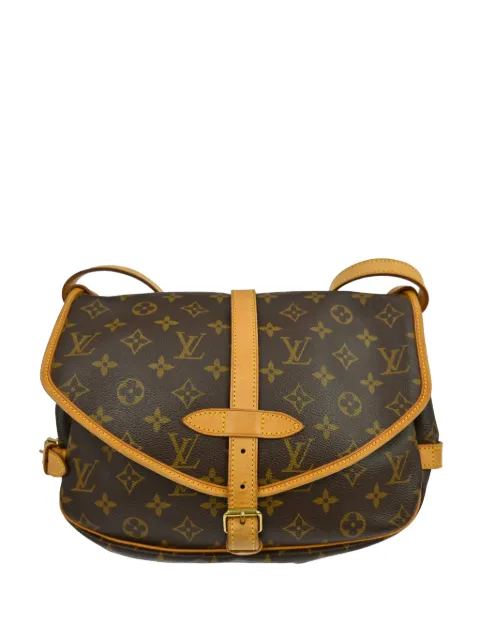Louis Vuitton Pre-Owned 2004 30 Monogram Saumur messenger bag Brown YQ07944