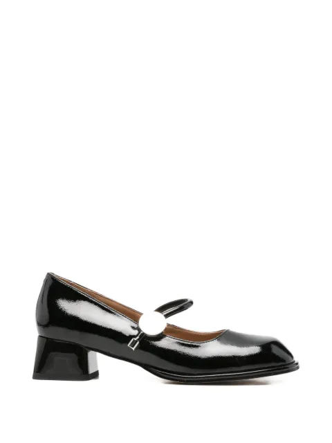 LINDA BAUMANN patent-finish pumps Black 658526130