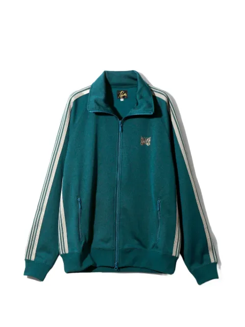 Needles side-stripe track jacket Green SX404