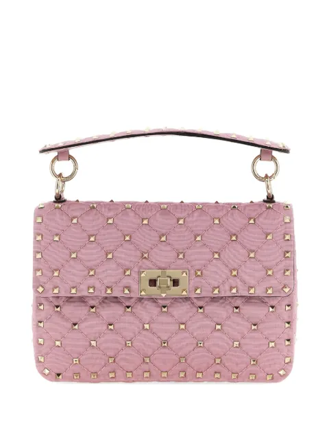 Valentino Garavani Rockstud Spike quilted tote bag Pink WB0122DII
