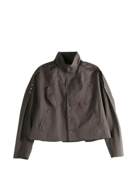 Kiko Kostadinov Egreta panelled button-up jacket Brown KKSS26J07
