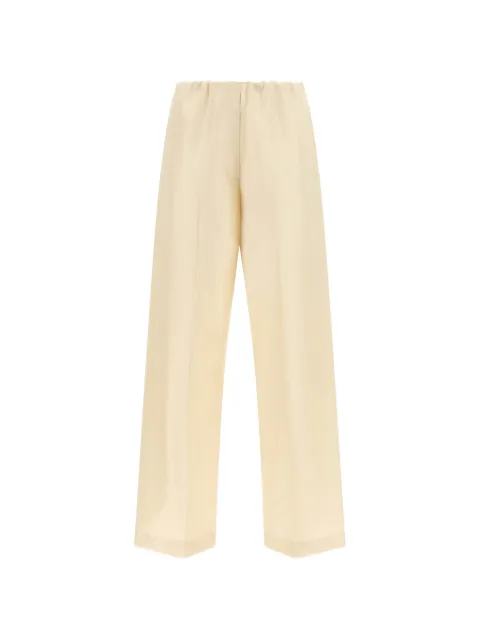 The Row Beta silk shantung trousers Neutrals 10742W4378