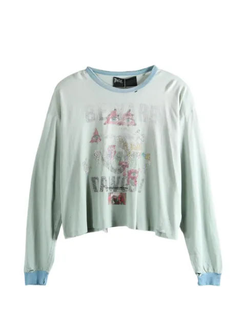 Paly graphic-print T-shirt Blue 3U002Q1010LBL