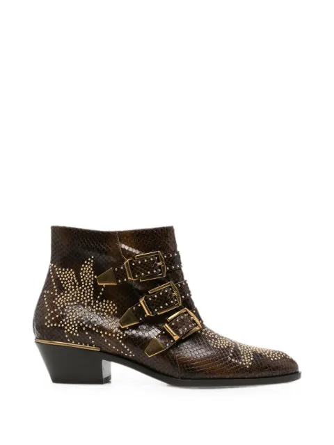 Chloé Susanna studded-embellished boots Brown CH26A134YU