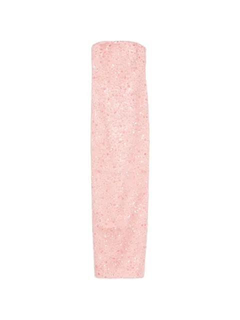 The New Arrivals Ilkyaz Ozel Nara sequin-embellished maxi dress Pink PF26TNANA00304660956