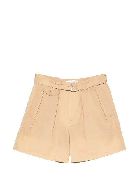 FOUND belted pleated shorts Neutrals FOSS26SH09012