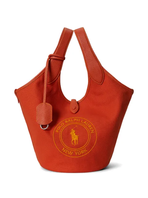 Polo Ralph Lauren Polo Play logo tote bag Orange 428P23827003