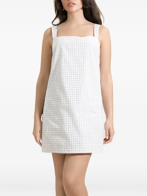 SIMKHAI Sloan gingham mini dress White 3261348CAPGINGSANDGINGHAM