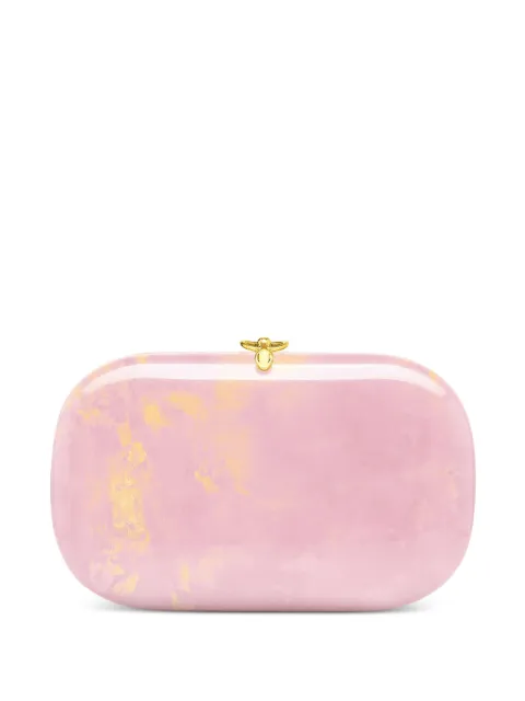 Jeffrey Levinson Elina Plus brush-work clutch bag Pink EP6091GKAMIMARISSAPINK