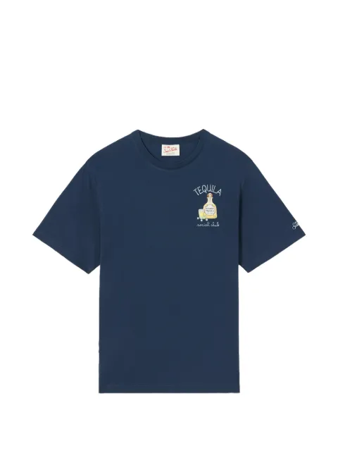 MC2 Saint Barth embroidered-logo T-shirt Blue POT0001SOCIALTEQUILA61EMB