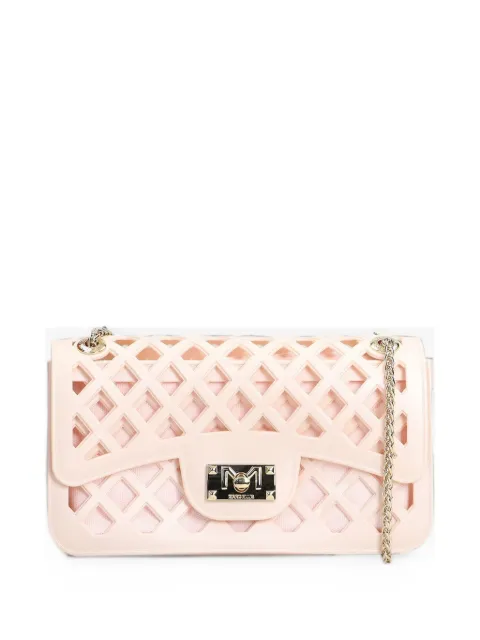 Marc Ellis Flat Basket cut-out shoulder bag Pink FLATBASKET
