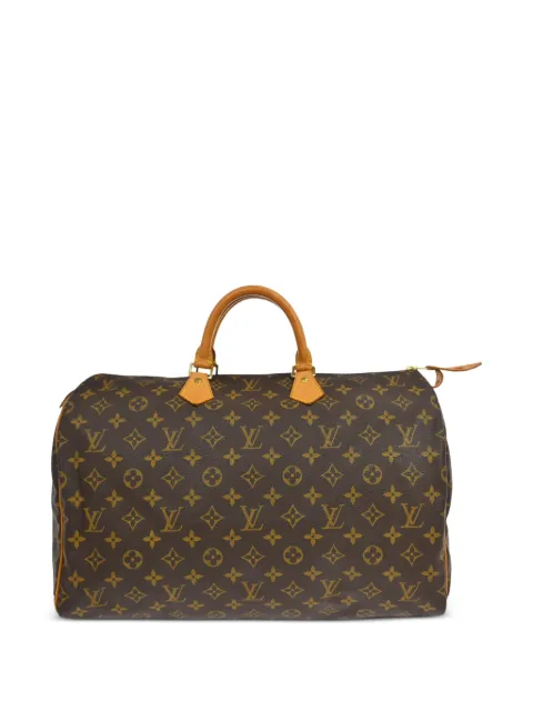 Louis Vuitton Pre-Owned 2000 Monogram Speedy 40 handbag Brown YQ07642