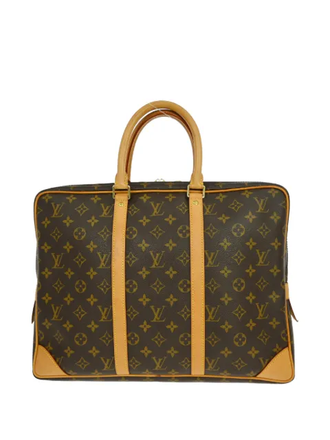 Louis Vuitton Pre-Owned 2010 Porte Documents Voyage handbag Brown NQ06660