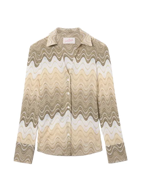 MC2 Saint Barth Joys degradé raschel shirt Neutrals YOS0001