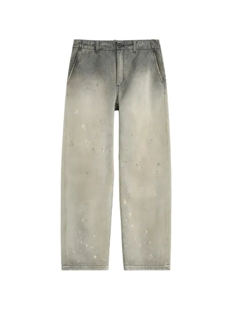 OUR LEGACY paint-splatter faded jeans Grey W2265TOC