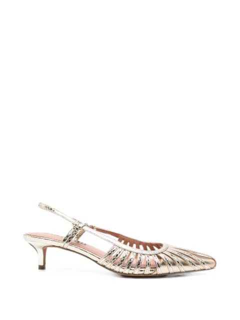 Bibi Lou Zin snakeskin-effect pumps Gold 774Z94HG