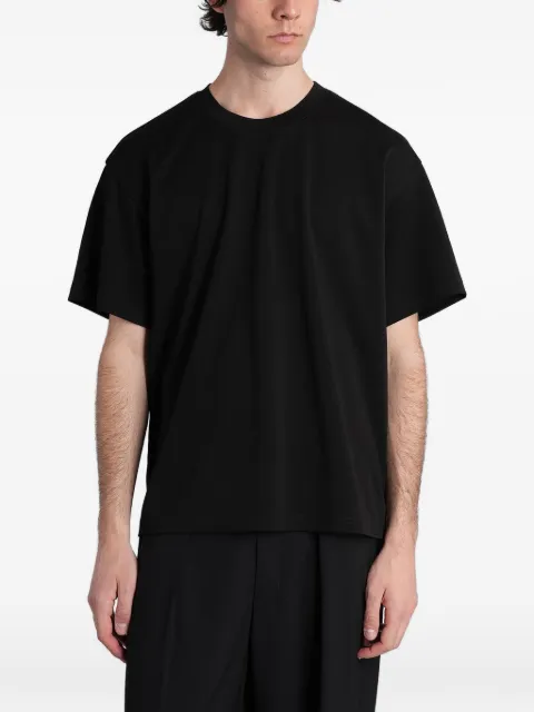 Attachment crew-neck short-sleeve t-shirt Black AJ61049