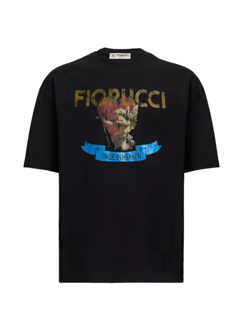 Fiorucci graphic-print T-shirt Black W26SSJTS002CJ01BK03