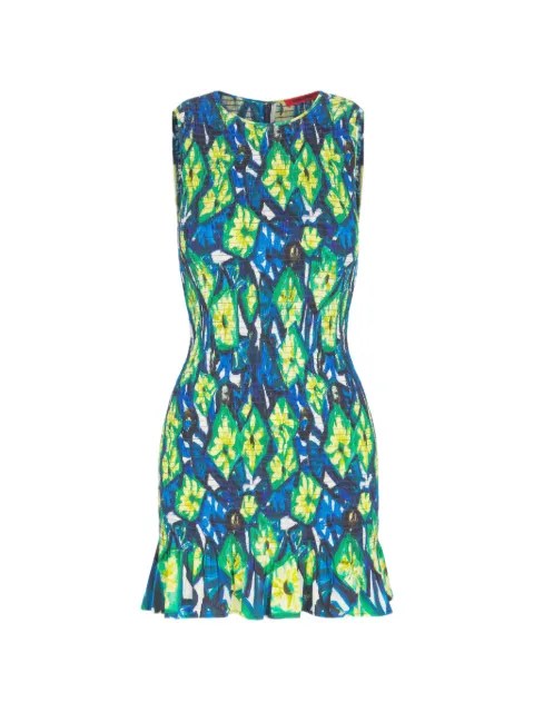 Simon Miller Belle Smocked sleeveless cotton mini dress Blue W44963170