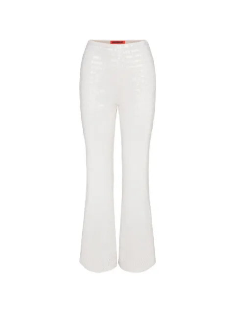 Simon Miller Robo sequin-embellished trousers White W51053196
