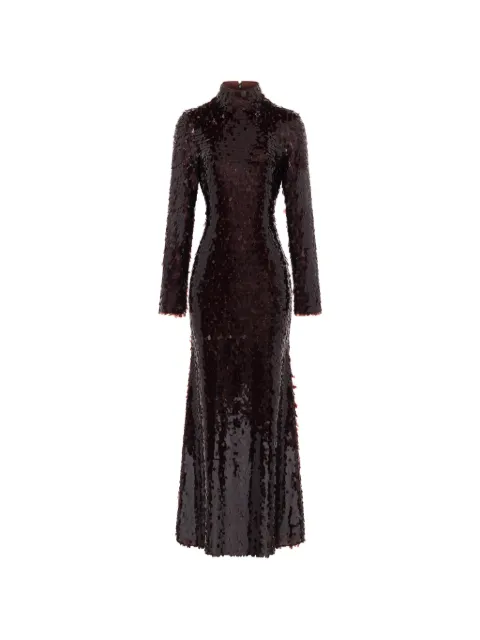 Simon Miller Sculpty sequin-embellished maxi dress Brown W43383220