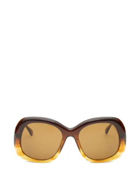 Simon Miller x Delarge Faro oversized-frame sunglasses Brown S943D9158