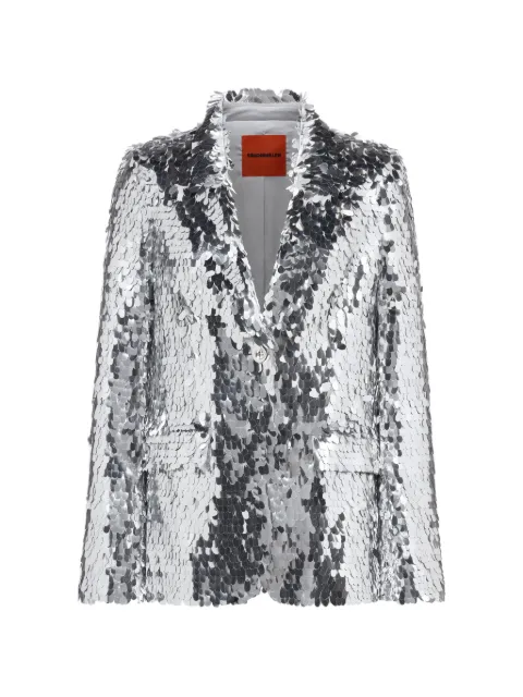 Simon Miller Leon sequin-embellished blazer Silver W61043220