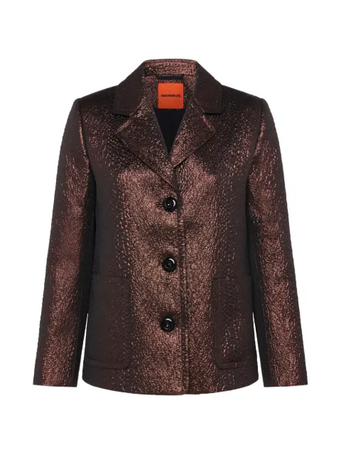 Simon Miller Hutton metallic jacket Brown W60913226