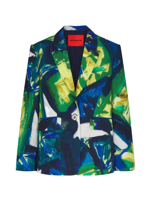 Simon Miller Lennox floral-print blazer Blue W60323172