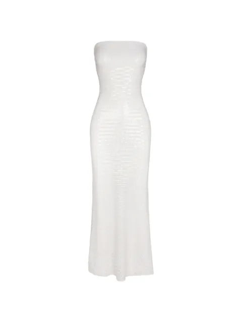 Simon Miller Sculpty sequin-embellished maxi dress White W44653196