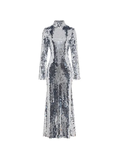 Simon Miller Sculpty sequin-embellished maxi dress Silver W43383220