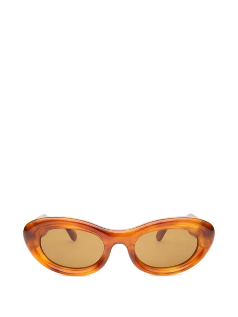 Simon Miller x Delarge Mirage oval-frame sunglasses Brown S944D9158