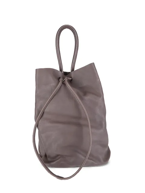 Uma Wang drawstring-detail bucket bag Brown UB0094