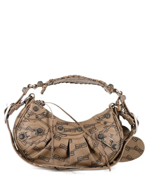 Balenciaga Pre-Owned mini Le Cagole monogram tote bag Neutrals RFCPUGBBA720934W