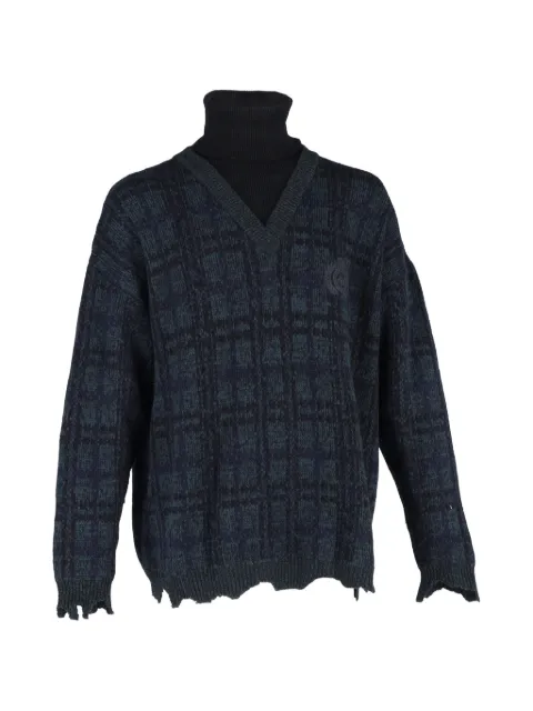 Balenciaga Pre-Owned BB Laurel turtleneck sweater Blue BAPUGBCL728143M