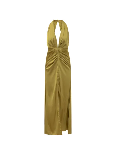 ACTUALEE cut-out gathered dress Green 16153