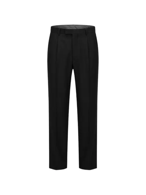 Jil Sander pleated pressed-crease trousers Black J21KA0344J41444