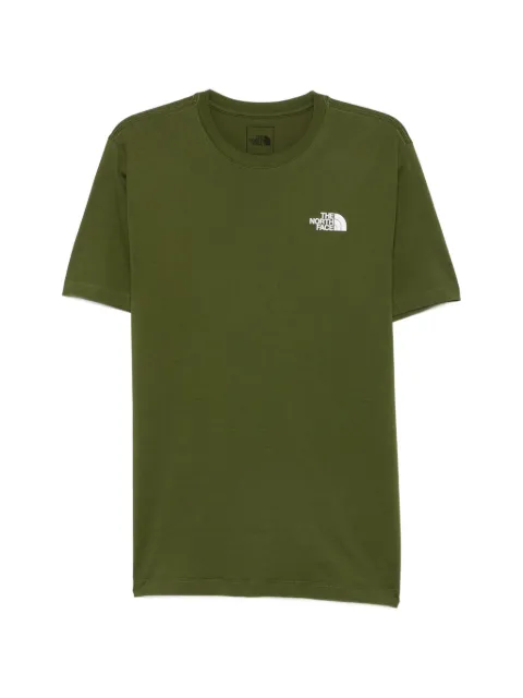 The North Face logo-print T-shirt Green NF0A8GV2BRI