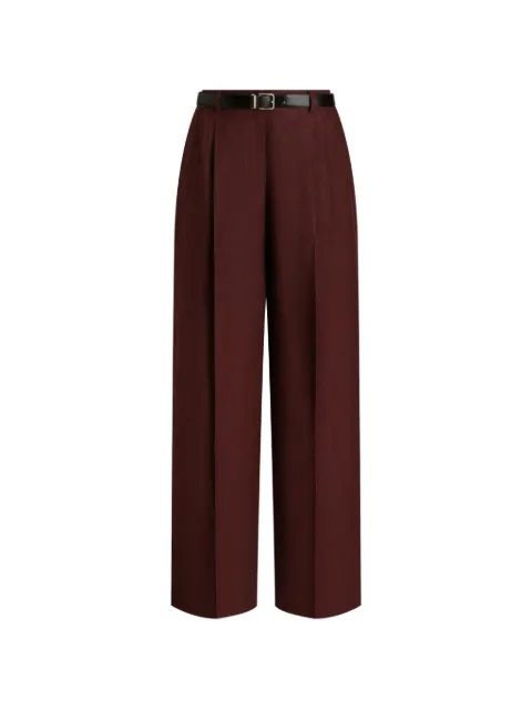 Dolce & Gabbana tailored linen canvas trousers Red FTDMITFU4MC