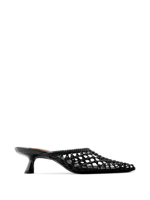 Simon Miller Gala knotted heeled mules Black F3219263