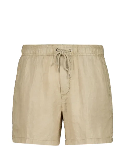 James Perse drawstring linen shorts Neutrals MKO4249