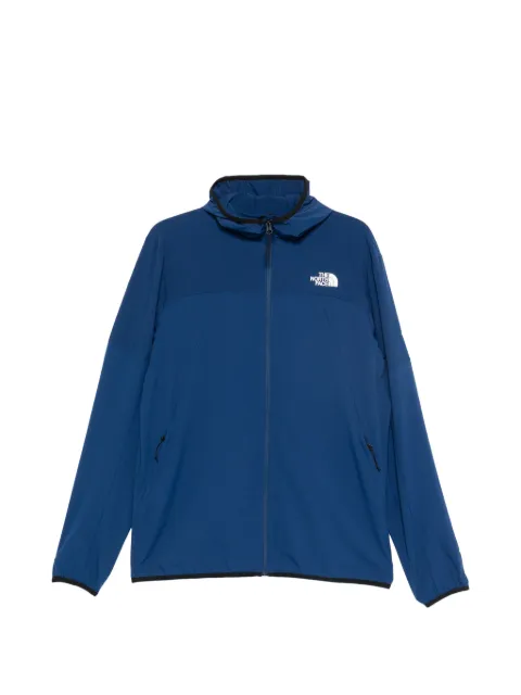 The North Face logo-print hooded jacket Blue NF0A8G8ED1R1
