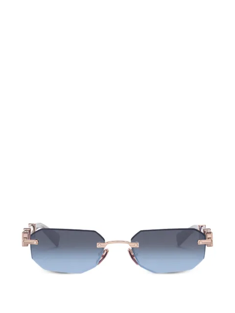 Balmain Eyewear Arcade geometric-frame sunglasses Pink BPS194