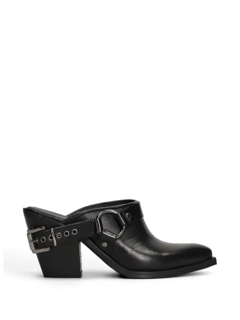Metisse buckle-strap mules Black XD878